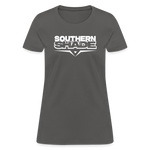 Southern Shade Band White Logo Women's T-Shirt - charcoal