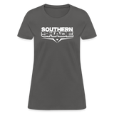 Southern Shade Band White Logo Women's T-Shirt - charcoal