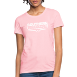 Southern Shade Band White Logo Women's T-Shirt - pink