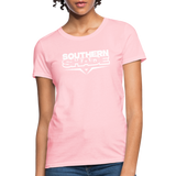 Southern Shade Band White Logo Women's T-Shirt - pink