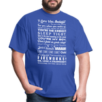 The Goodnight Unisex Classic T-Shirt - royal blue