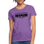 Southern Shade Band Black Logo Women's T-Shirt - purple heather