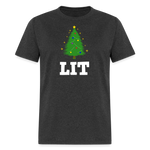 Lit Xmas Tree - heather black