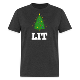 Lit Xmas Tree - heather black