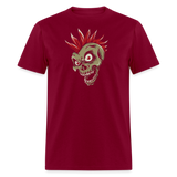 Punk Rock Skull - burgundy