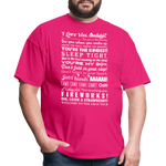 The Goodnight Unisex Classic T-Shirt - fuchsia