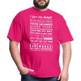 The Goodnight Unisex Classic T-Shirt - fuchsia