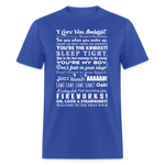 The Goodnight Unisex Classic T-Shirt - royal blue