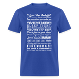 The Goodnight Unisex Classic T-Shirt - royal blue