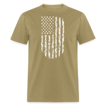 USA Flag Distressed - khaki