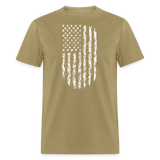 USA Flag Distressed - khaki