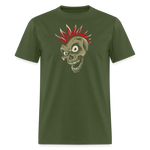 Punk Rock Skull - military green