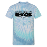 Southern Shade Band Tie Dye T-Shirt - blue lagoon