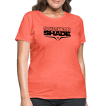 Southern Shade Band Black Logo Women's T-Shirt - heather coral