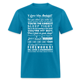 The Goodnight Unisex Classic T-Shirt - turquoise