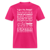 The Goodnight Unisex Classic T-Shirt - fuchsia