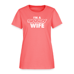 Southern Shade Shady Wife Women's T-Shirt - coral