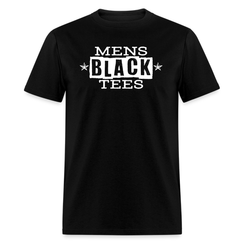 Mens Black Tees Brand Shirt - black