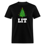 Lit Xmas Tree - black