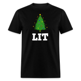 Lit Xmas Tree - black