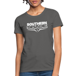 Southern Shade Band White Logo Women's T-Shirt - charcoal