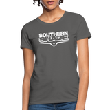 Southern Shade Band White Logo Women's T-Shirt - charcoal