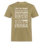 The Goodnight Unisex Classic T-Shirt - khaki