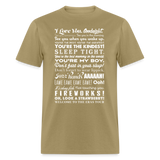 The Goodnight Unisex Classic T-Shirt - khaki