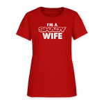Southern Shade Shady Wife Women's T-Shirt - red