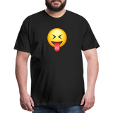 Tongue Out Emoji Premium T-Shirt - black
