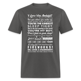 The Goodnight Unisex Classic T-Shirt - charcoal