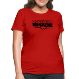 Southern Shade Band Black Logo Women's T-Shirt - red