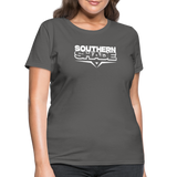 Southern Shade Band White Logo Women's T-Shirt - charcoal