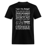 The Goodnight Unisex Classic T-Shirt - black