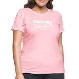 Southern Shade Band White Logo Women's T-Shirt - pink