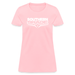 Southern Shade Band White Logo Women's T-Shirt - pink