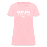 Southern Shade Band White Logo Women's T-Shirt - pink