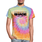 Southern Shade Band Tie Dye T-Shirt - rainbow