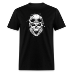 Vintage Biker Skull - black