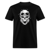 Vintage Biker Skull - black