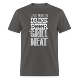 Drink Beer & Grill Meat - charcoal