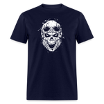 Vintage Biker Skull - navy