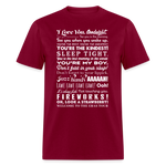 The Goodnight Unisex Classic T-Shirt - burgundy