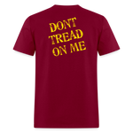 Don't Tread On Me Color 2-Sided - burgundy