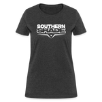 Southern Shade Band White Logo Women's T-Shirt - heather black