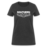 Southern Shade Band White Logo Women's T-Shirt - heather black