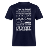 The Goodnight Unisex Classic T-Shirt - navy