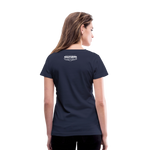 Southern Shade - Shady Wife Women's V-Neck T-Shirt - navy
