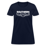 Southern Shade Band White Logo Women's T-Shirt - navy