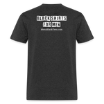 Mens Black Tees Brand Shirt - heather black